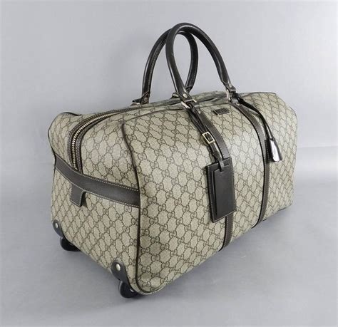 gucci wheeled luggage|gucci carry on duffle bag.